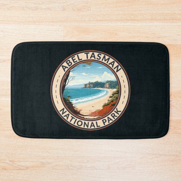 Item preview, Abel Tasman National Park New Zealand Travel Art Badge designed and sold by KrisSidDesigns.