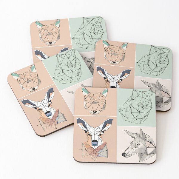 Item preview, Animal Allure: A Fusion of Nature's Beauty and Geometric Wonder designed and sold by Raffaellek.