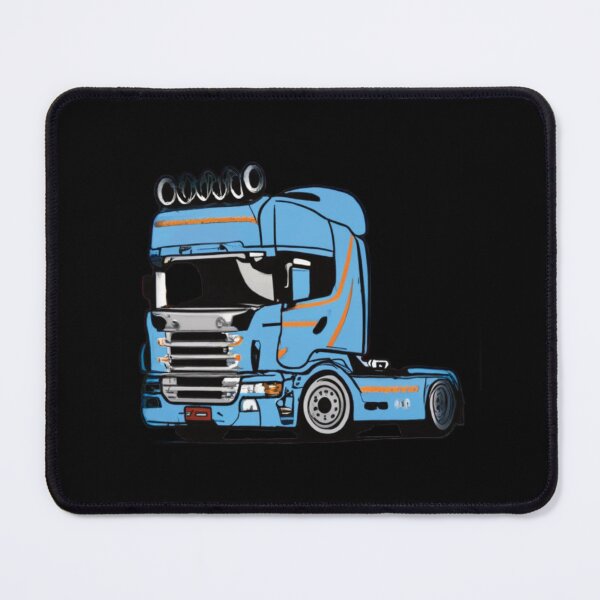 Item preview, Vabis V8 Euro Truck Fan Art designed and sold by TruckerPLShop.