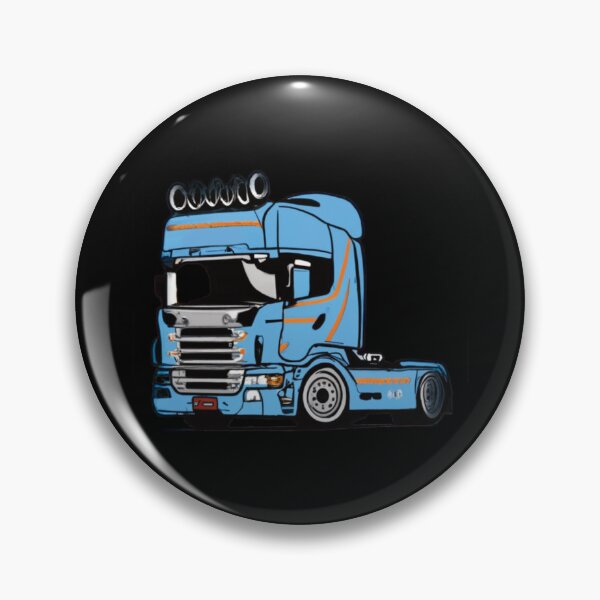 Item preview, Vabis V8 Euro Truck Fan Art designed and sold by TruckerPLShop.