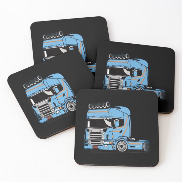 Item preview, Vabis V8 Euro Truck Fan Art designed and sold by TruckerPLShop.