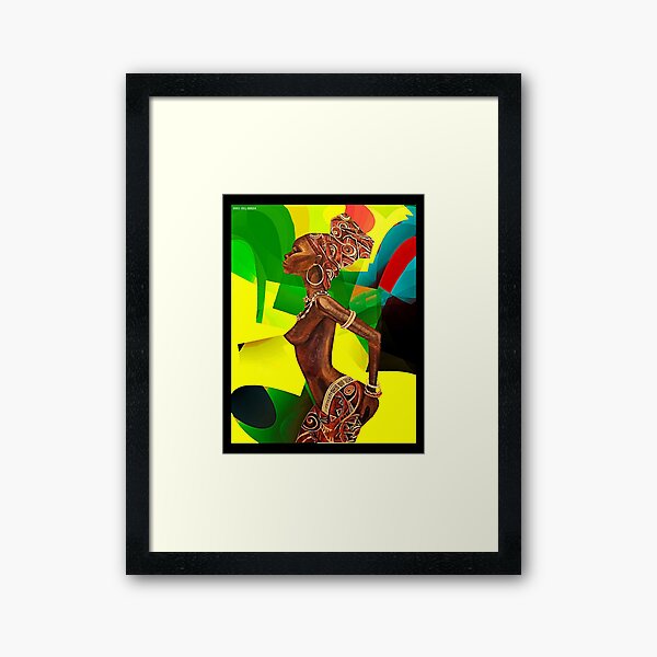 Oeuvre Mama Africa Impression encadrée