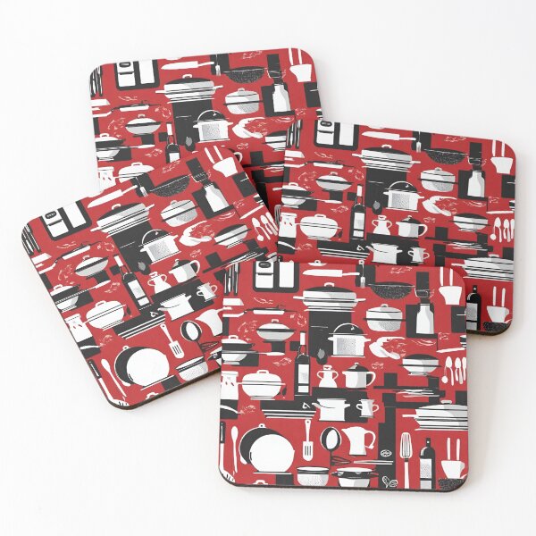 Item preview, Red Black Kitchen 1 designed and sold by PositivityMvmnt.