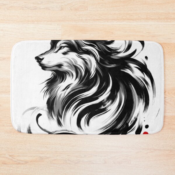 Item preview, Vigor and Spirit: The Nobility of the Wolf in Ink designed and sold by masquetea.