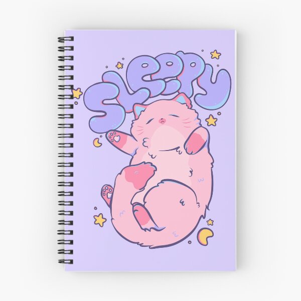 Item preview, Sleepy Pink Kitty designed and sold by Gweneko.