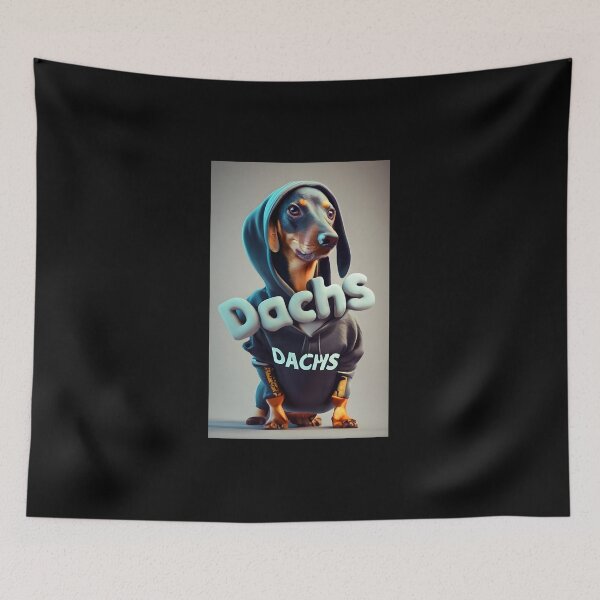 Item preview, Hoodie Dach 1/4 designed and sold by DachshundsOnRB.