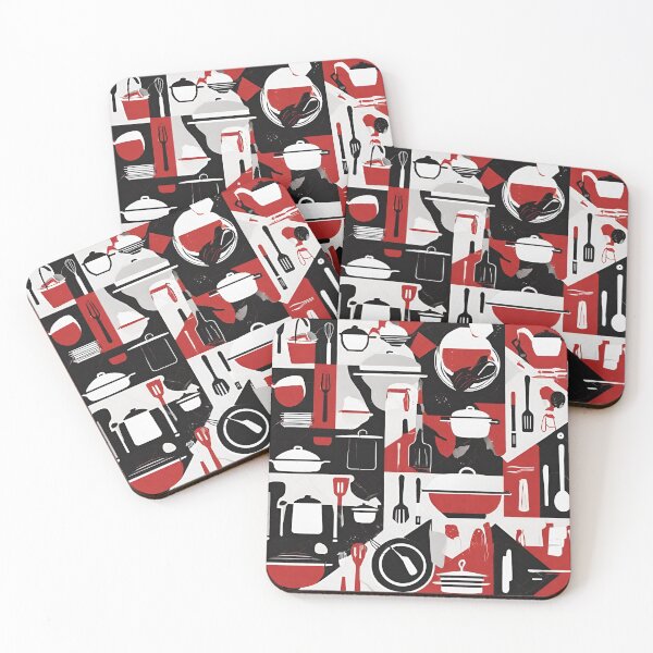 Item preview, Red Black Kitchen 2 designed and sold by PositivityMvmnt.