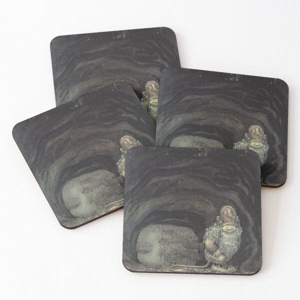 Item preview, When Mother Troll Took in the King's Washing - John Bauer designed and sold by forgottenbeauty.