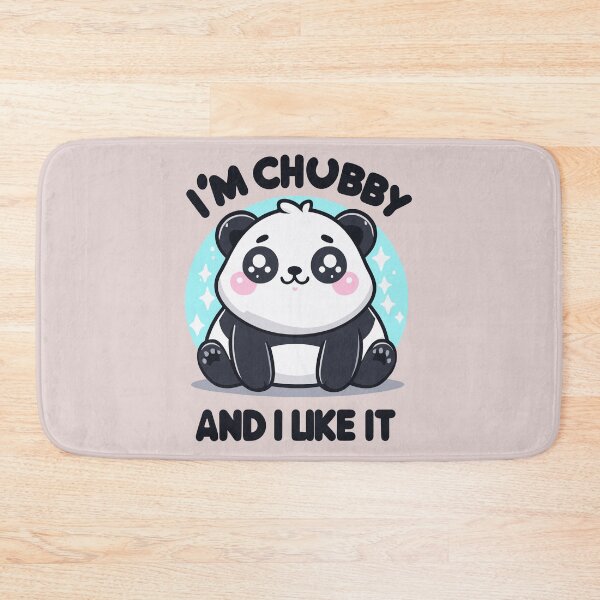 Item preview,  I'm chubby and i like it - white designed and sold by Coowo22.