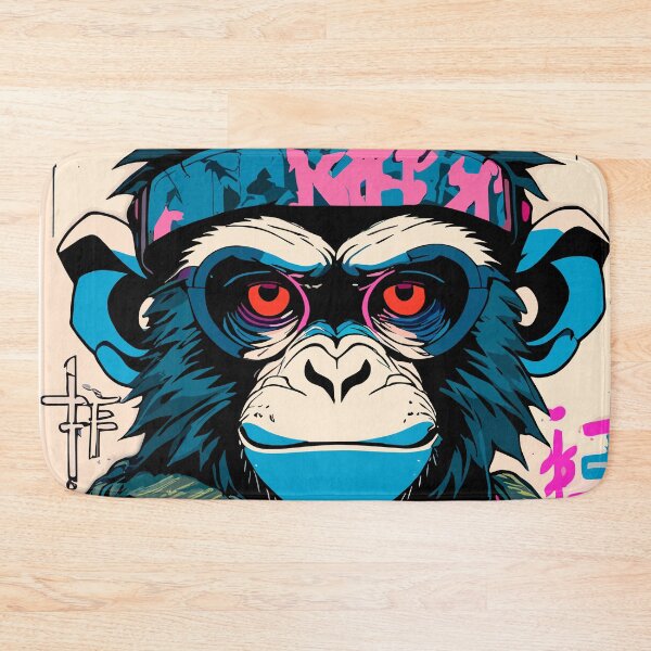 Item preview, Cyberpunk Monkey II designed and sold by blackink-design.