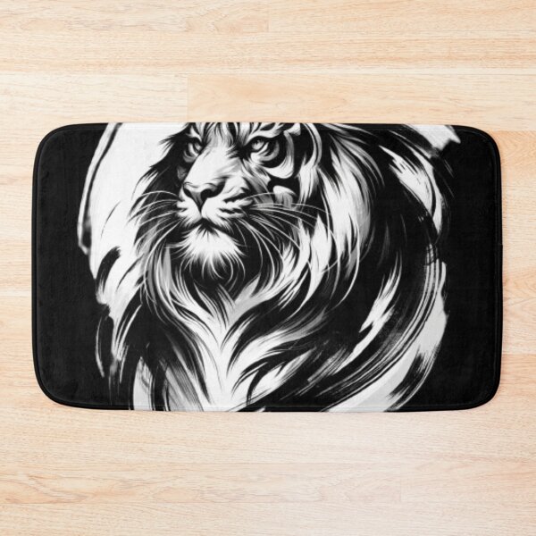 Item preview, Wild Essence: The Tiger in Brushstrokes of Ink and Fire designed and sold by masquetea.