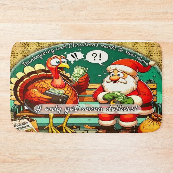 Item preview, Holiday Budget Blues - Turkey and Santa's Dilemma designed and sold by gleefulme.