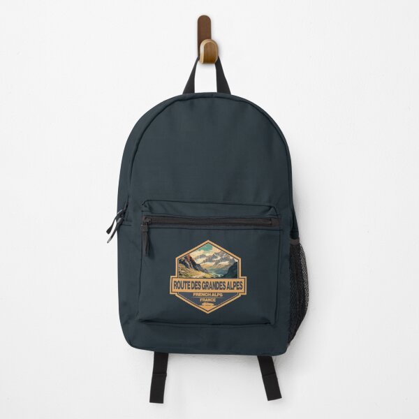 Item preview, Route des Grandes Alpes France Travel Art Badge designed and sold by KrisSidDesigns.