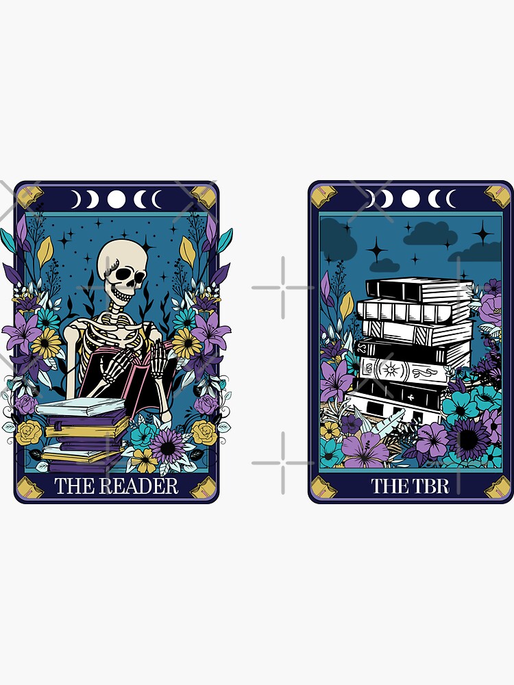 The Reader - Tarot card Sticker for Sale by Bookishbabe317