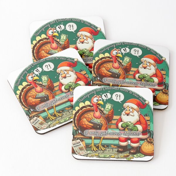 Item preview, Holiday Budget Blues - Turkey and Santa's Dilemma designed and sold by gleefulme.