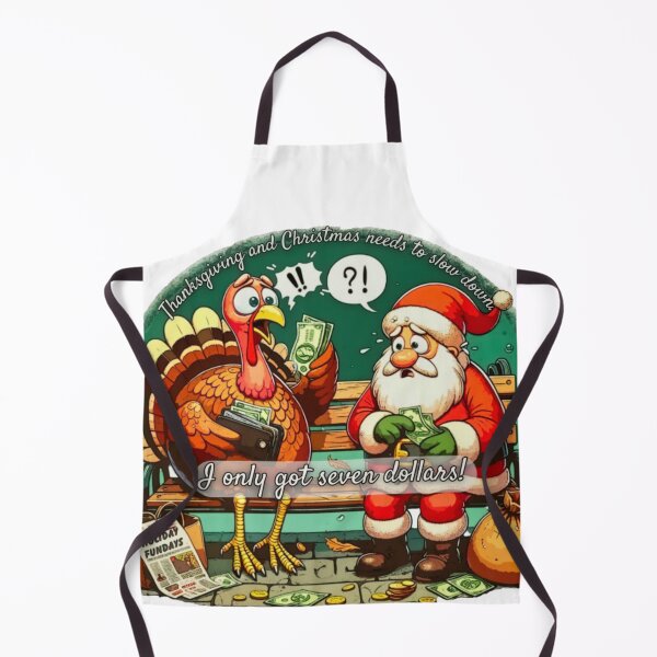 Item preview, Holiday Budget Blues - Turkey and Santa's Dilemma designed and sold by gleefulme.