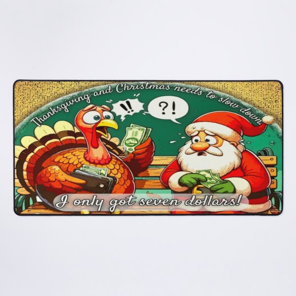 Item preview, Holiday Budget Blues - Turkey and Santa's Dilemma designed and sold by gleefulme.