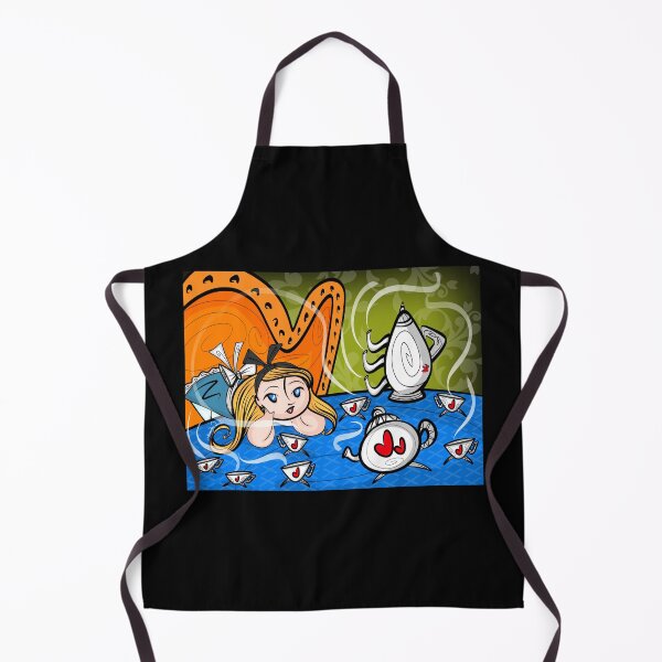Item preview, Mad Tea Party Alice In Wonderland inspired by Mary Blair  designed and sold by Art In The Garage.