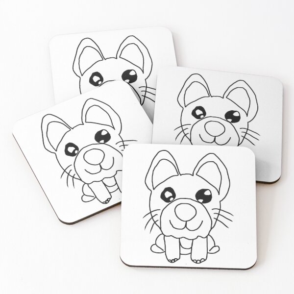 Item preview, Joyful Canine: Sketch of Happiness designed and sold by EnjoYarty.