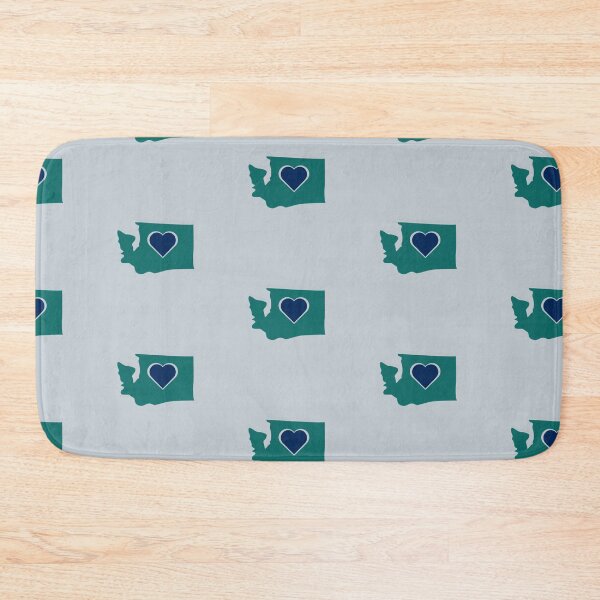 Item preview, Washington Heart Design, Blue Green And Silver. designed and sold by PNWEnergy.