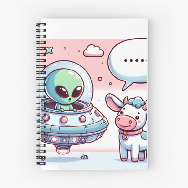 Item preview, Cosmic Encounters: The Extraterrestrial and the Country Cow designed and sold by masquetea.