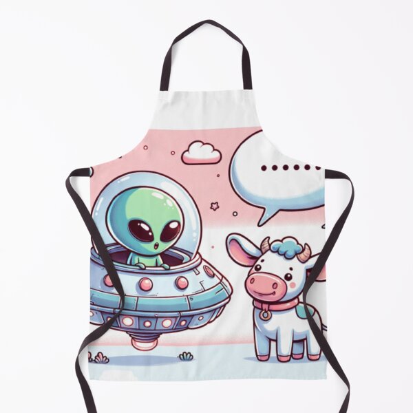 Item preview, Cosmic Encounters: The Extraterrestrial and the Country Cow designed and sold by masquetea.