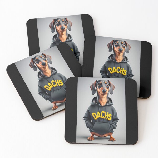 Item preview, Hoodie Dach 4/4 designed and sold by DachshundsOnRB.