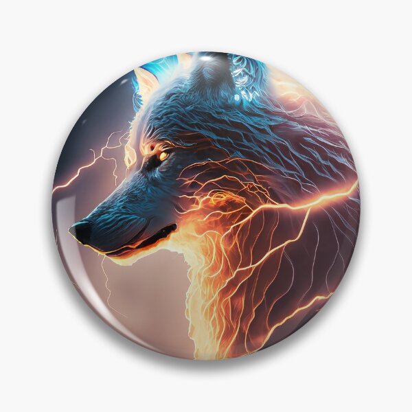 Item preview, lobo rayo elemental designed and sold by D-dreams.