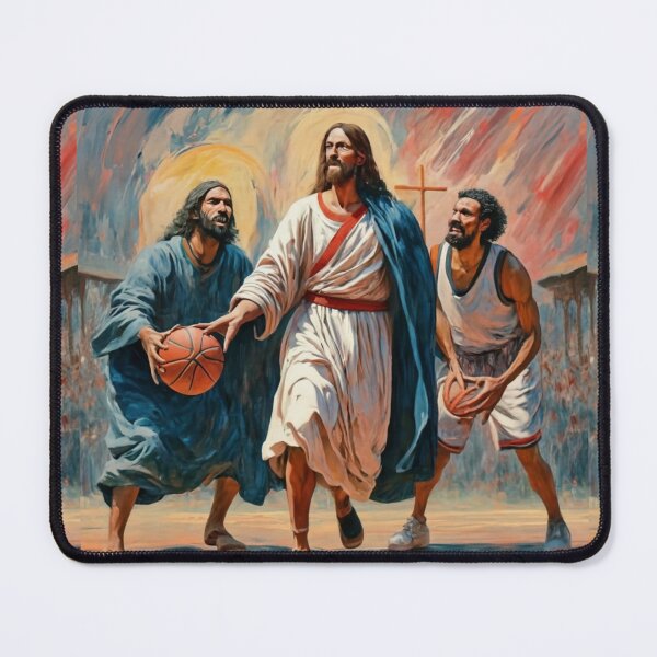 Item preview, jesus playing basketball "Air Jesus designed and sold by Obinne.