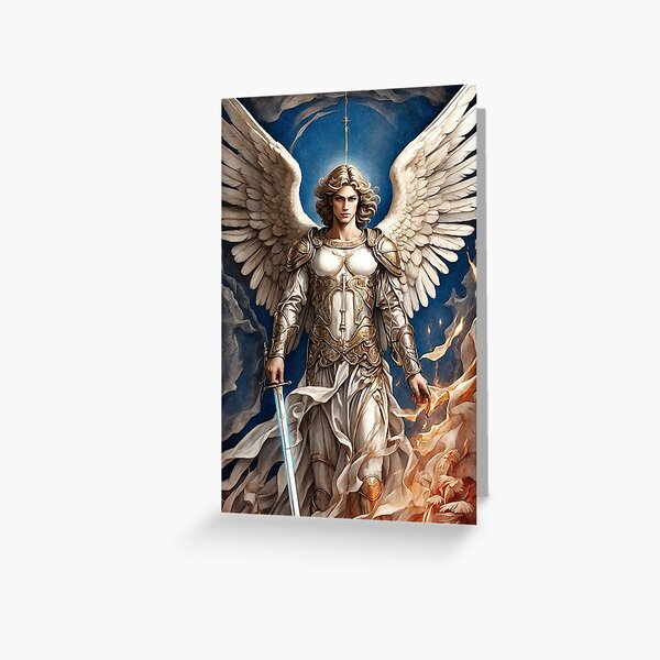 Item preview, Artwork Archangel Gabriel - Angel designed and sold by HeavenArtStudio.