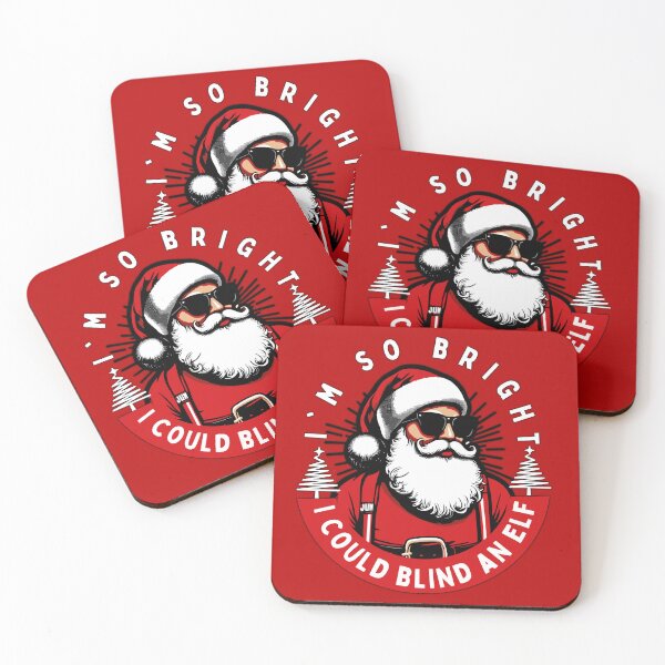 Item preview, Santa Claus in sunglasses: You can't see that bright! designed and sold by yensyriv.