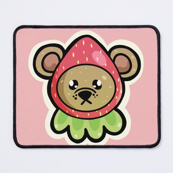 Item preview, Strawberry Bear designed and sold by ToothAndSnail.