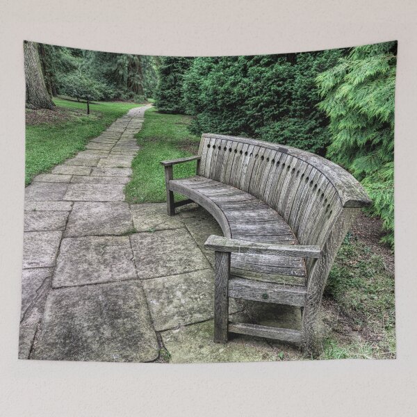Item preview, English Garden Curved Seat designed and sold by AJEvans.