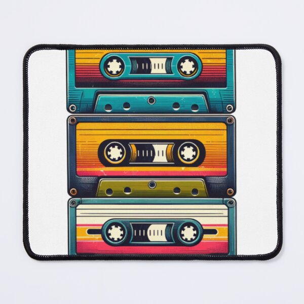 Item preview, Retrosounds: Trio of Cassette Tapes in Vintage Style designed and sold by masquetea.
