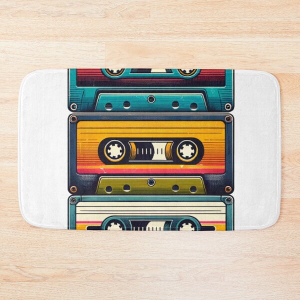 Item preview, Retrosounds: Trio of Cassette Tapes in Vintage Style designed and sold by masquetea.