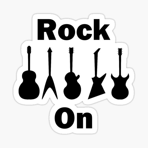 Artikel-Vorschau von Rockgitarre, designt und verkauft von LastGenLad.