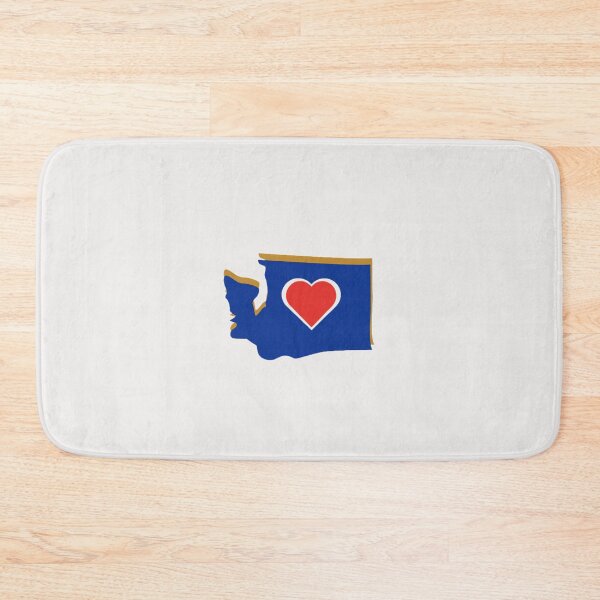 Item preview, Washington Heart Design, Blue Red Gold And White. designed and sold by PNWEnergy.