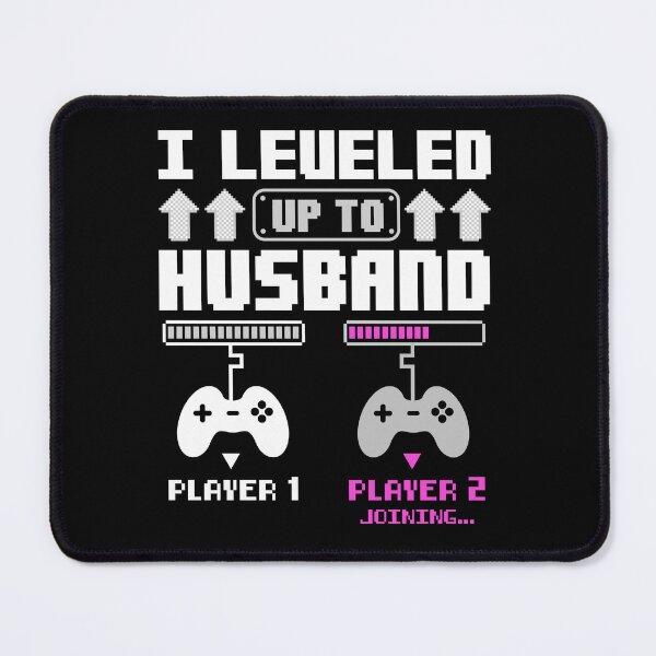 Item preview, Leveled Up To Husband Just Married Gamer New Husband designed and sold by Achrafdesign.