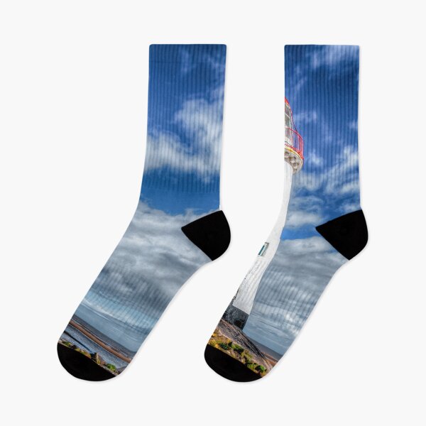 Item preview, Talacre Lighthouse Point of Ayre Flintshire Wales designed and sold by AJEvans.