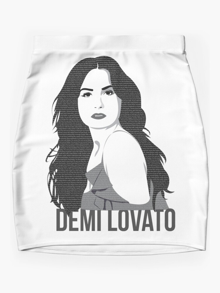 Demi Lovato 2 by BurningRed13 Mini Skirt for Sale by burningred13