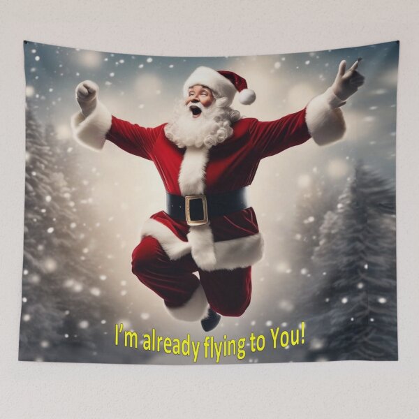 Item preview, Santa Claus: I'm already flying to you!  designed and sold by JaroDesign2023.