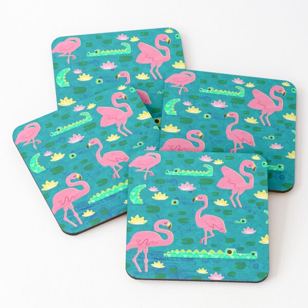 Item preview, Watch out flamingos! designed and sold by kimfleming.