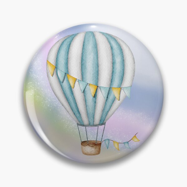 Item preview, Hot air balloon in the clouds designed and sold by tattooclumsey.