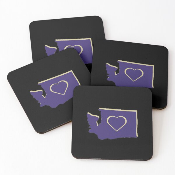 Item preview, Washington Heart Design, Purple And Gold. designed and sold by PNWEnergy.