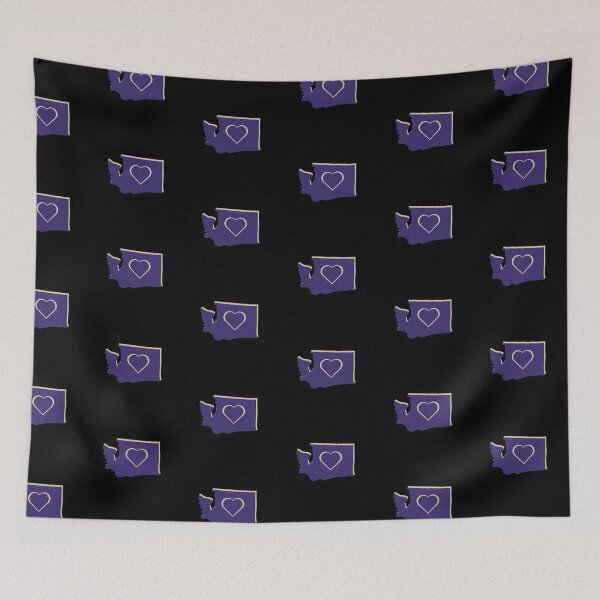 Item preview, Washington Heart Design, Purple And Gold. designed and sold by PNWEnergy.