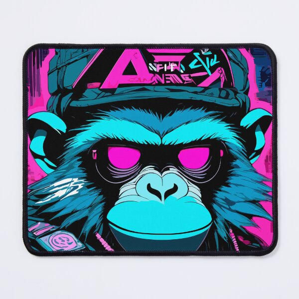 Item preview, Cyberpunk Monkey III designed and sold by blackink-design.