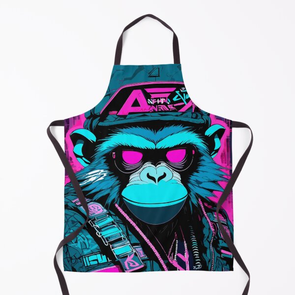 Item preview, Cyberpunk Monkey III designed and sold by blackink-design.