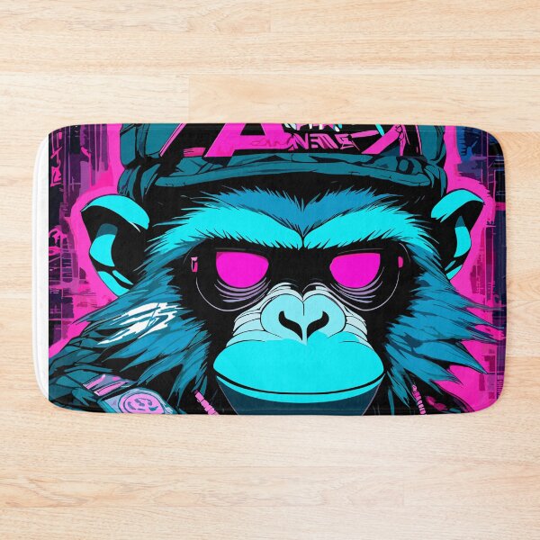 Item preview, Cyberpunk Monkey III designed and sold by blackink-design.