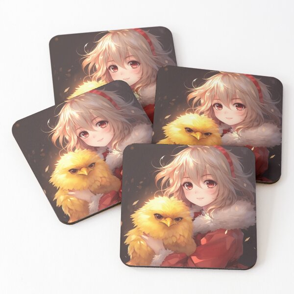 Item preview, Anime Girl with Cranky Bird designed and sold by Dramaqueenbee.