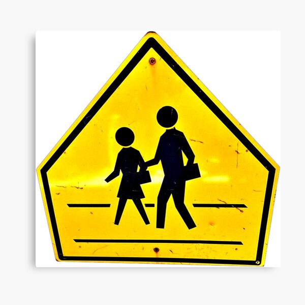 Item preview, School Crossing Sign, Pedestrian Crossing Sign, Street Crosswalk Sign designed and sold by BubbaCommerce.